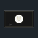 Tarjeta De Visita Menorah<br><div class="desc">La tarjeta de visita Menorah se puede usar para múltiples propósitos. La tarjeta de visita Menorah es totalmente de personalizable. Diseñado por Norman Reutter</div>