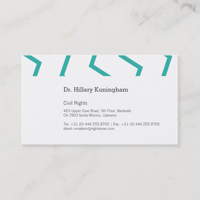 Tarjeta De Visita Menta Fresca (Anverso)