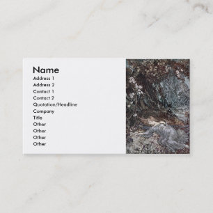 Tarjeta De Visita Mentira del Titania dormida