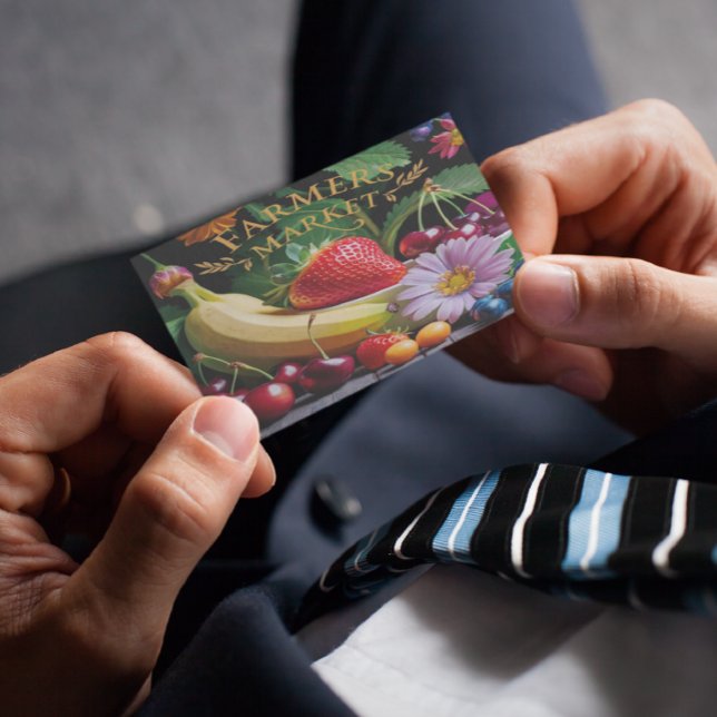 Tarjeta De Visita Mercado De Agricultores (A) (Subido por el creador)