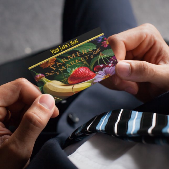 Tarjeta De Visita Mercado De Agricultores (A) (Subido por el creador)