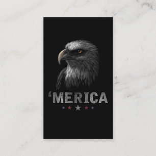 Tarjeta De Visita Merica Eagle 4 de julio Patriótico de los Estados