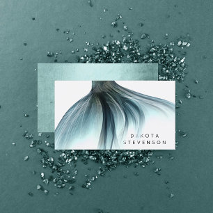 Tarjeta De Visita Mermaid Luxe   Personalizado de la Casa de la Mone