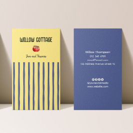 Tarjeta De Visita Mermelada casera y reservas