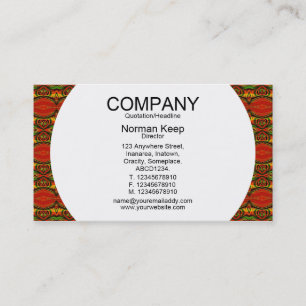 Tarjeta De Visita Mesa redonda - Patterned 01