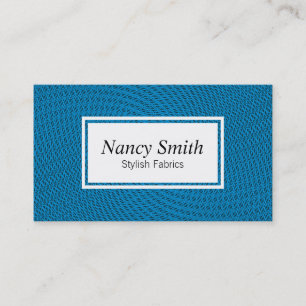 Tarjeta De Visita Meshing   Azul