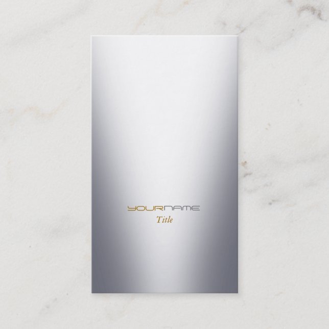 Tarjeta De Visita Metal de Groupon (Anverso)