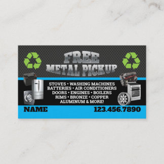 Tarjeta De Visita Metal Pick up Business Cards - English-Spanish