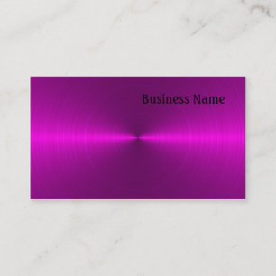 Tarjeta De Visita Metal rosado