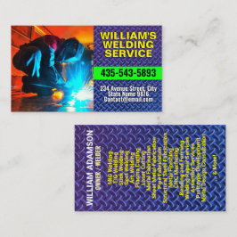 Tarjeta De Visita Metal Work Services | Metal Fabrication & Welding