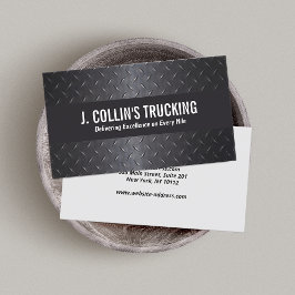 Tarjeta De Visita Metálica de la placa de diamante negra automática