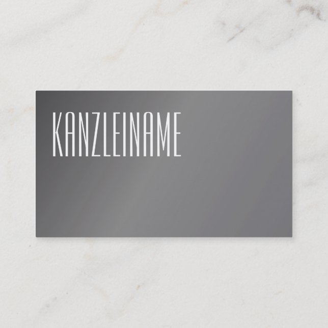 Tarjeta De Visita Metálico (Reverso)