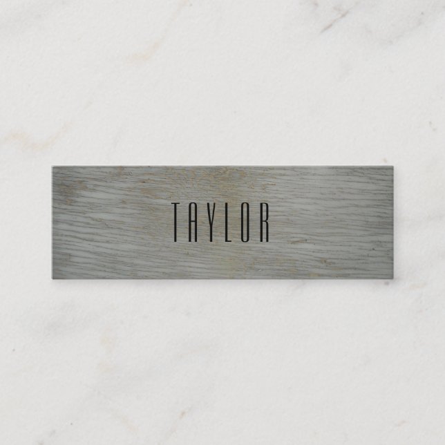 tarjeta de visita metalizado (Anverso)