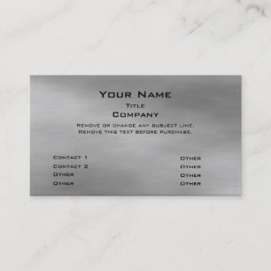 Tarjeta de visita metalizado 2,0 - premio de plata