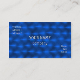 Tarjeta De Visita Metalizado azul