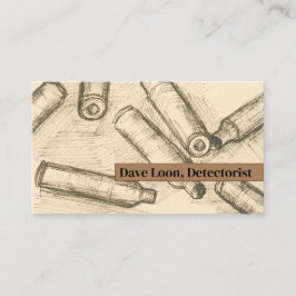 Tarjeta De Visita Metalizado detección de arte de cavilación de reli