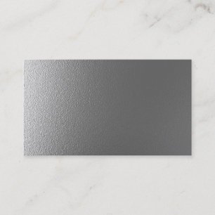 Tarjeta de visita metalizado en blanco del diseño