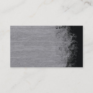 tarjeta de visita metalizado llevada sucia