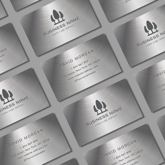 Tarjeta de visita Metalizado para el servicio de a (Subido por el creador)