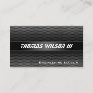 Tarjeta de visita Metalizado profesional moderna