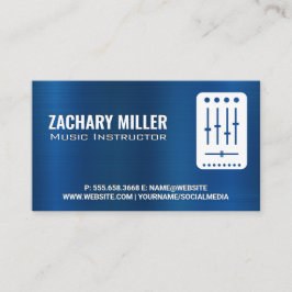 Tarjeta De Visita Mezclador Turnable