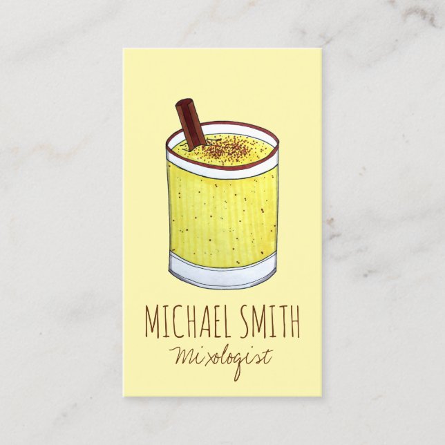 Tarjeta De Visita Mezclólogo de bogavantes de huevos de Coquito puer (Anverso)