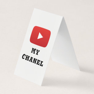 Tarjeta De Visita mi canal