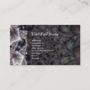 Tarjeta De Visita Mi estrella - Arte fractal