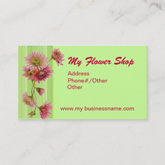 Tarjeta De Visita MI FLORISTERÍA de SHARON SHARPE