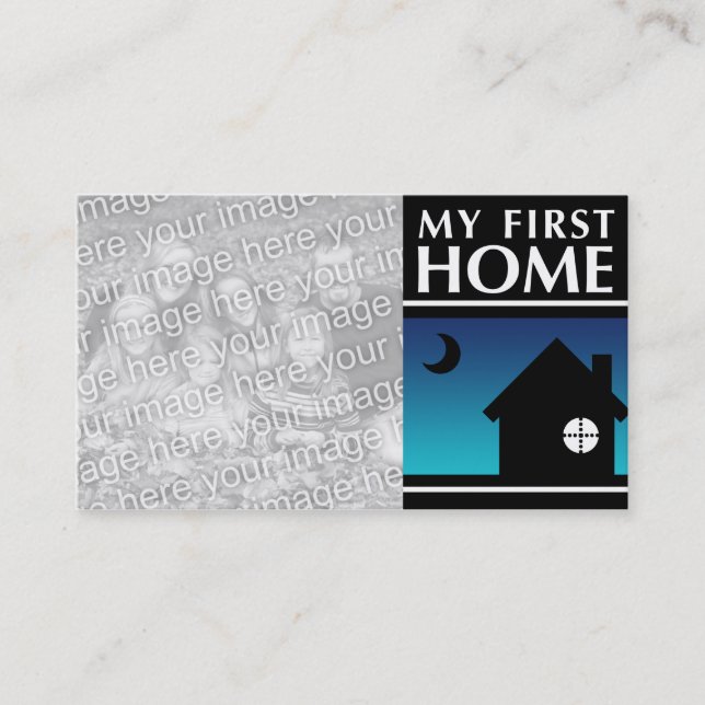 Tarjeta De Visita mi primer hogar (mod sunrise) (Anverso)