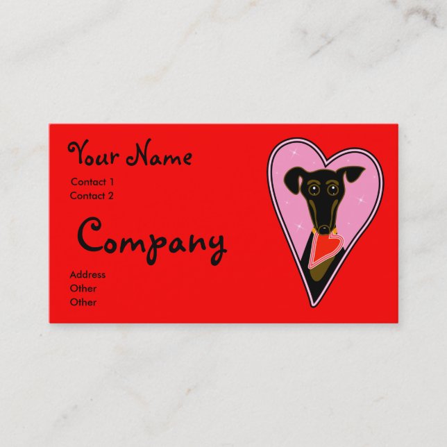 Tarjeta De Visita Mi San Valentín (Anverso)