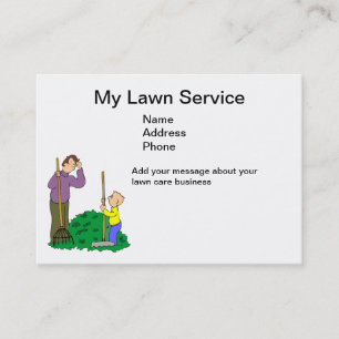 Tarjeta De Visita Mi servicio Lawn
