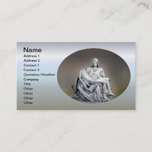 Tarjeta De Visita Michelangelo - La Pieta