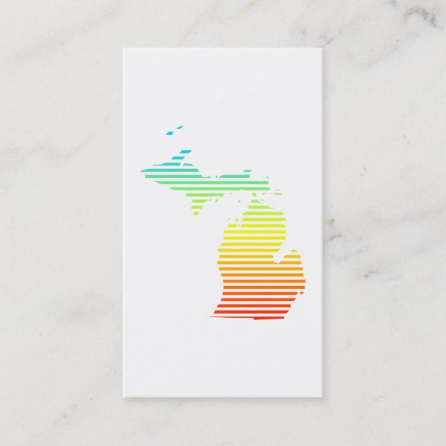 Tarjeta De Visita michigan chill fade (Anverso)
