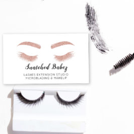 Tarjeta De Visita Microblade maquillaje Extensión de Eyelash Código 