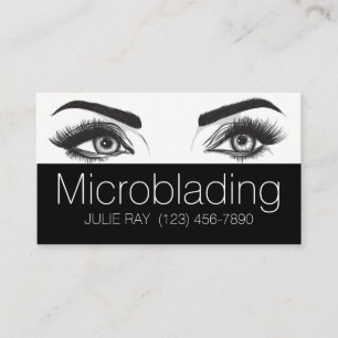 Tarjeta De Visita Microblading, Cejas, Tatuaje, Maquillaje Permanent