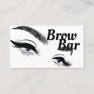 Tarjeta De Visita Microblading de Cejas y Pestañas, Extensiones de P