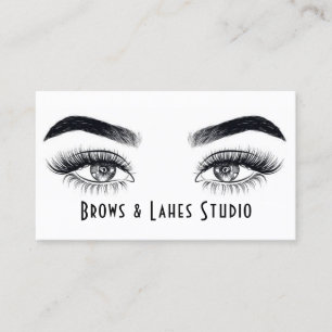 Tarjeta De Visita Microblading Moderno, Cejas, Maquillaje Permanente