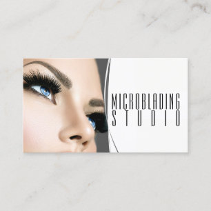 Tarjeta De Visita Microblading Moderno, Cejas, Maquillaje Permanente