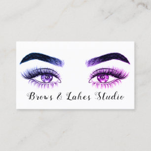 Tarjeta De Visita Microblading Moderno, Cejas, Maquillaje Permanente