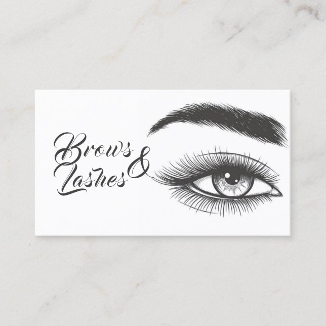 Tarjeta De Visita Microblando , cejas, latigazos, maquillaje permane (Anverso)