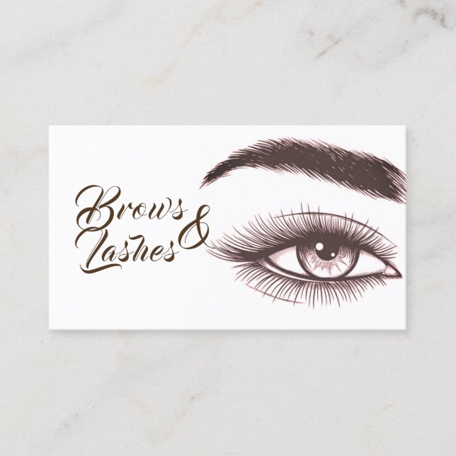 Tarjeta De Visita Microblando , cejas, latigazos, maquillaje permane (Anverso)