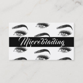 Tarjeta De Visita Microblando , cejas, tatuaje, maquillaje permanent