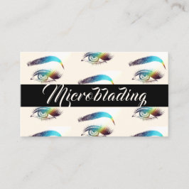 Tarjeta De Visita Microblando , cejas, tatuaje, maquillaje permanent