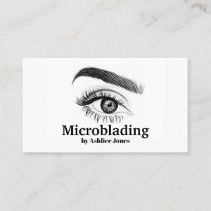 Tarjeta De Visita Microblando , cejas, tatuaje, maquillaje permanent