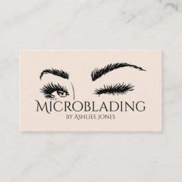 Tarjeta De Visita Microblando , cejas, tatuaje, maquillaje permanent