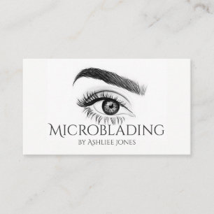 Tarjeta De Visita Microblando , cejas, tatuaje, maquillaje permanent