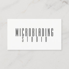 Tarjeta De Visita Microblando moderno, cejas, maquillaje permanente