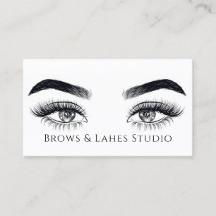 Tarjeta De Visita Microblando moderno, cejas, maquillaje permanente