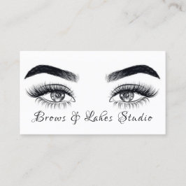 Tarjeta De Visita Microblando moderno, cejas, maquillaje permanente